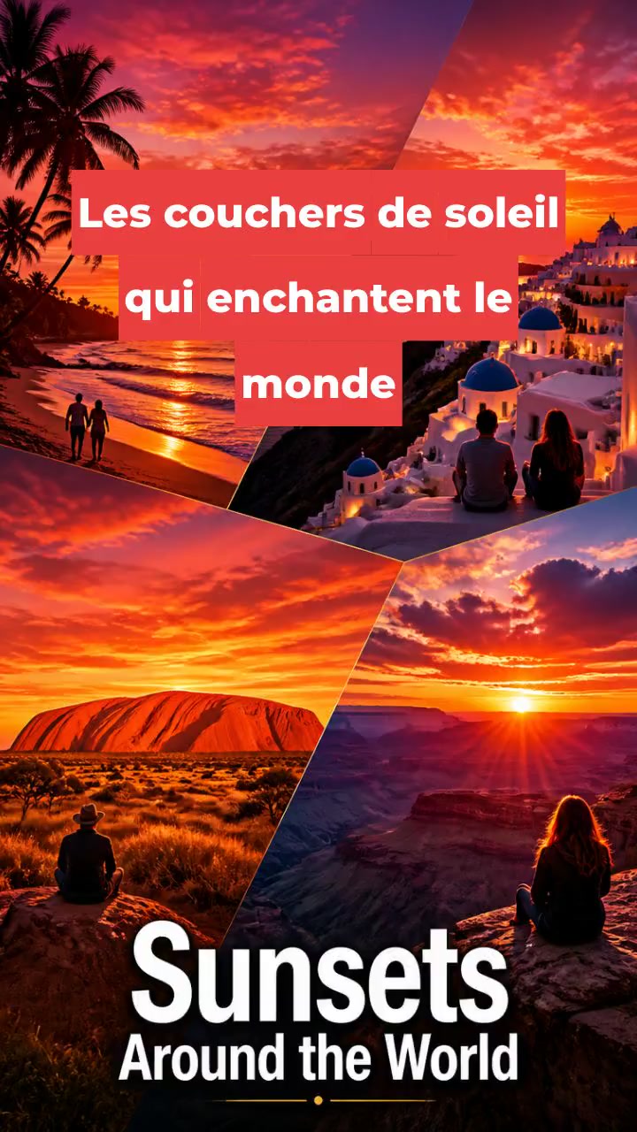 Les couchers de soleil qui enchantent le monde