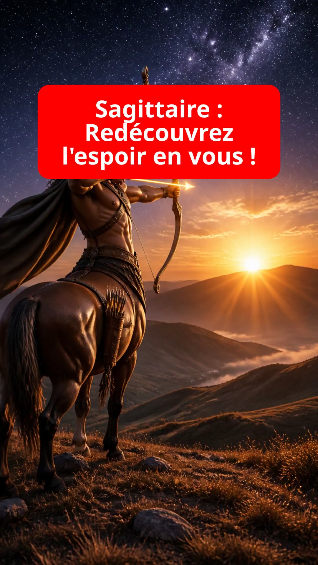 Sagittaire : Redécouvrez l'espoir en vous !