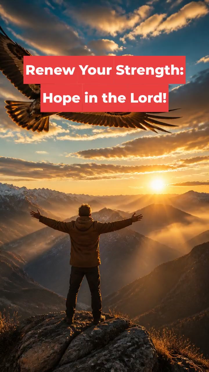 Renew Your Strength: Hope in the Lord!