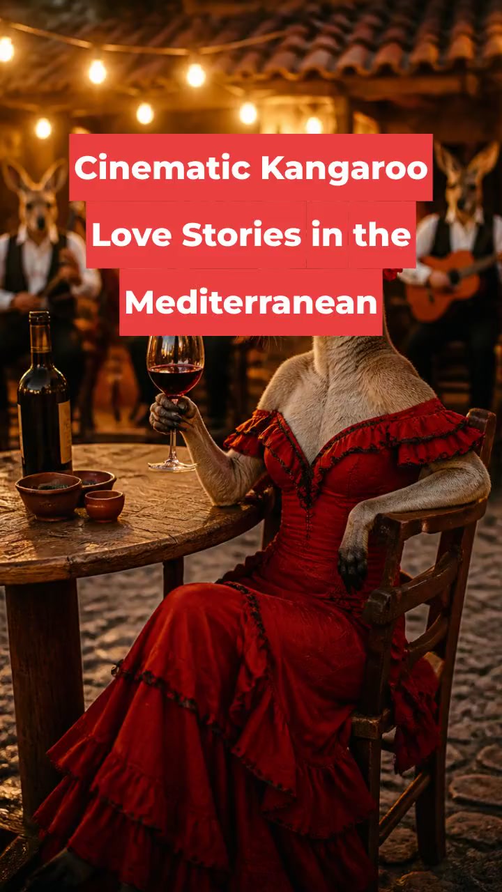 Cinematic Kangaroo Love Stories in the Mediterranean