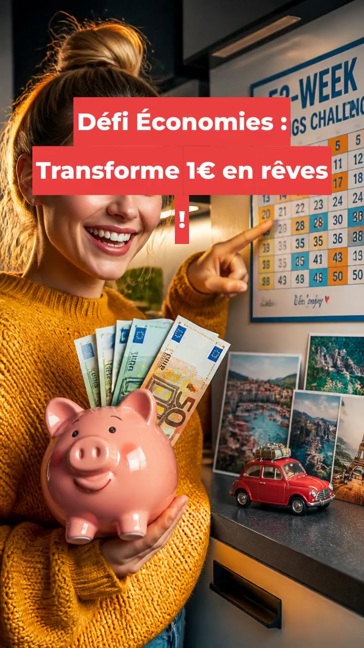 Défi Économies : Transforme 1€ en rêves !