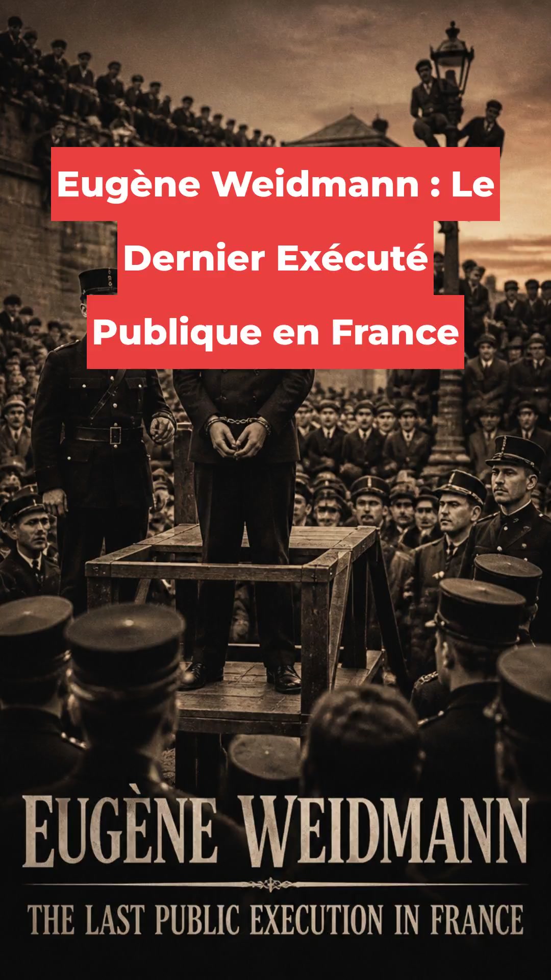 Eugène Weidmann : Le Dernier Exécuté Publique en France