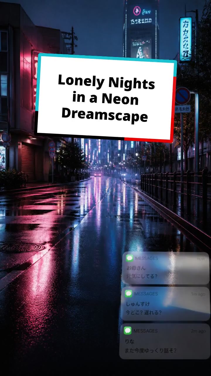 Lonely Nights in a Neon Dreamscape