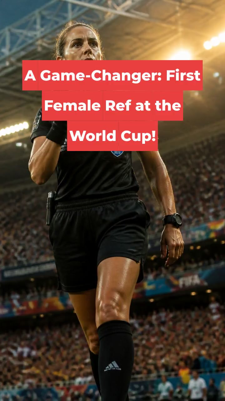 A Game-Changer: First Female Ref at the World Cup!