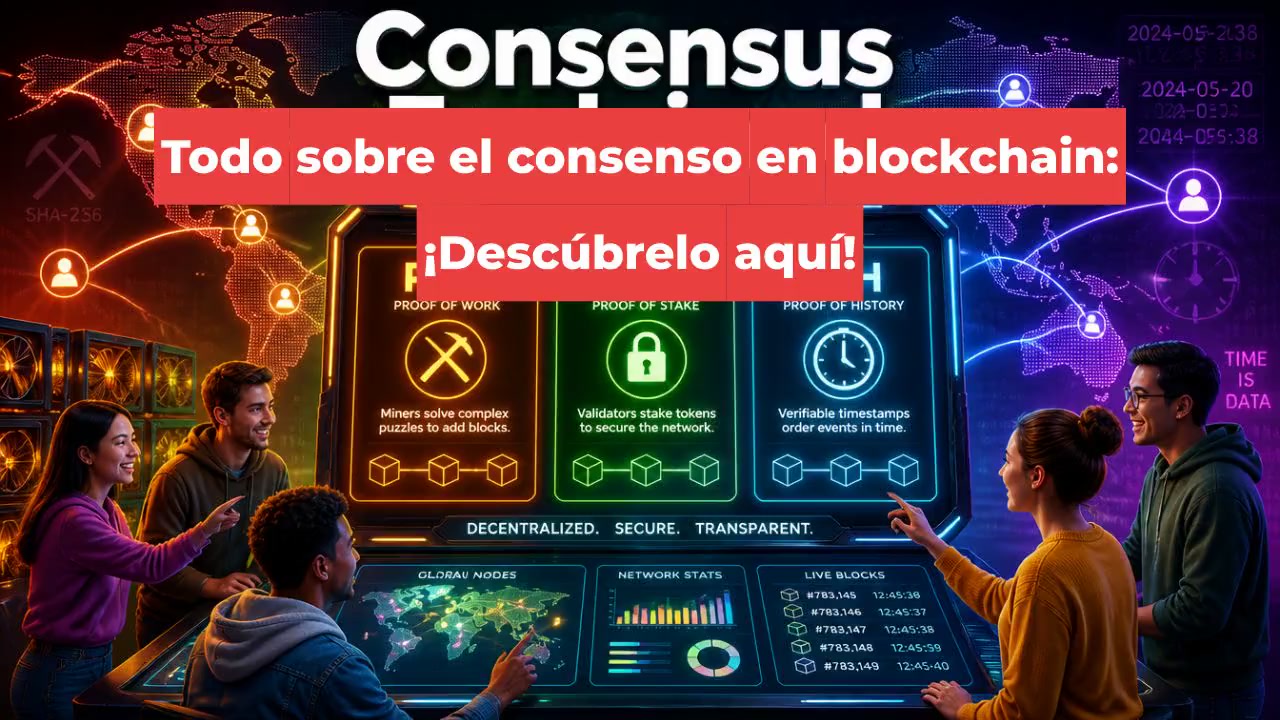Todo sobre el consenso en blockchain: ¡Descúbrelo aquí!
