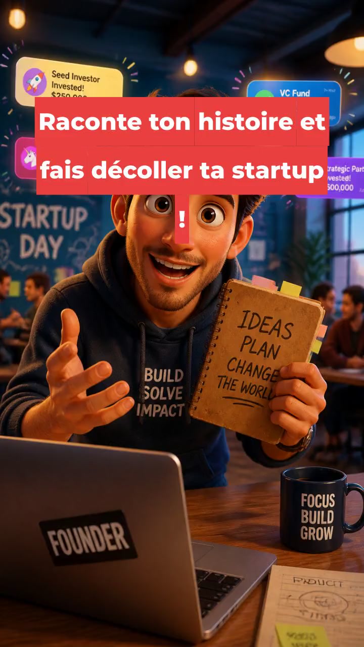 Raconte ton histoire et fais décoller ta startup !