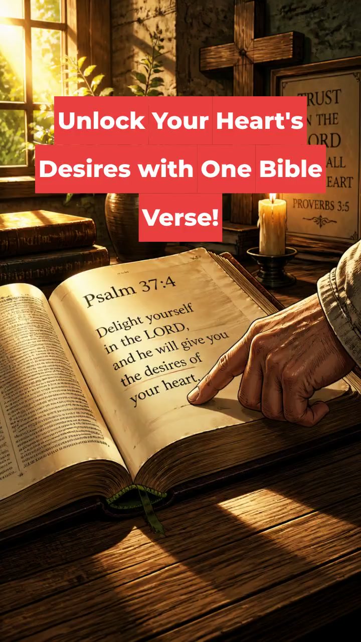 Unlock Your Heart's Desires with One Bible Verse!