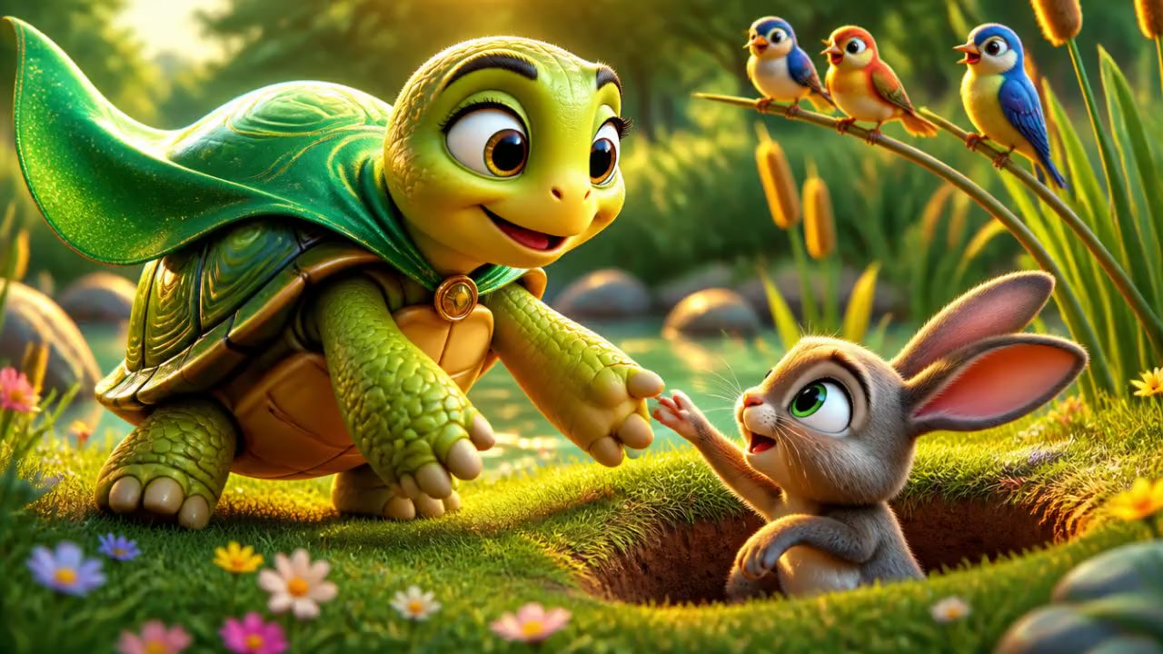 Super Tortue : L'Héroïne du Jardin!