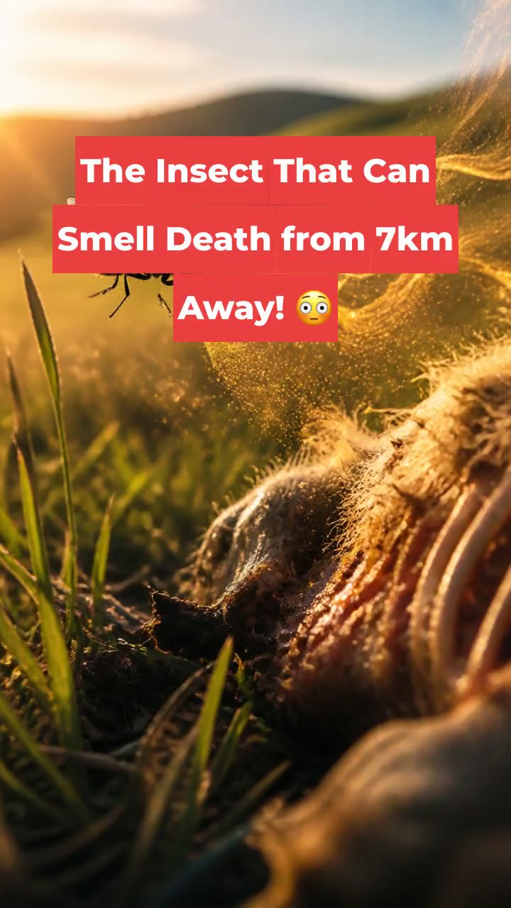The Insect That Can Smell Death from 7km Away! 😳