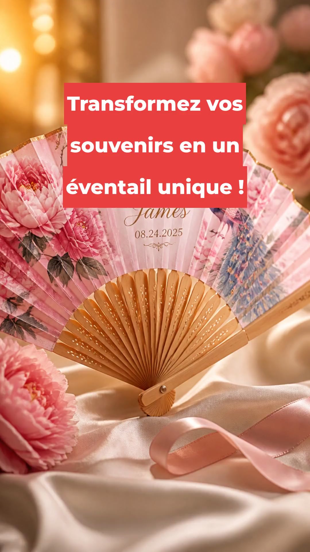 Transformez vos souvenirs en un éventail unique !