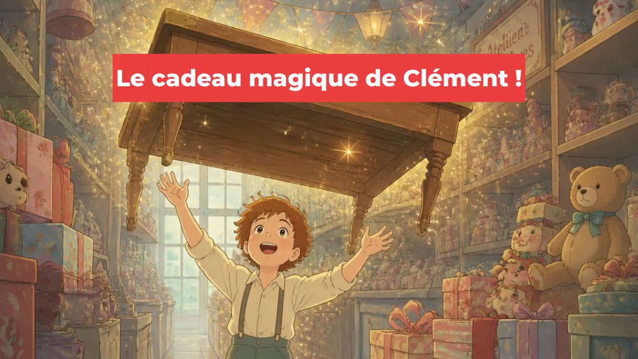 Le cadeau magique de Clément !