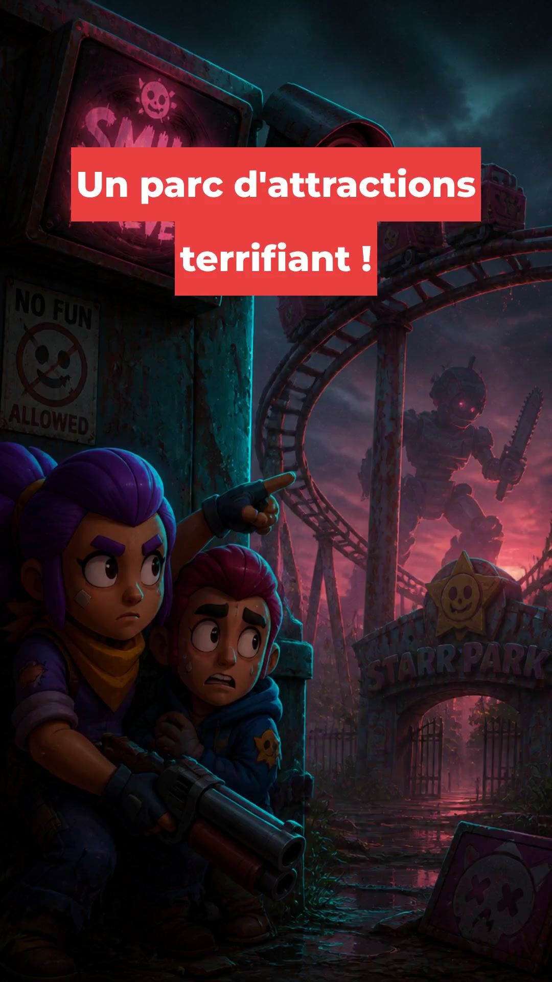 Un parc d'attractions terrifiant !