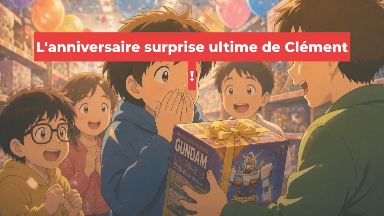 L'anniversaire surprise ultime de Clément !