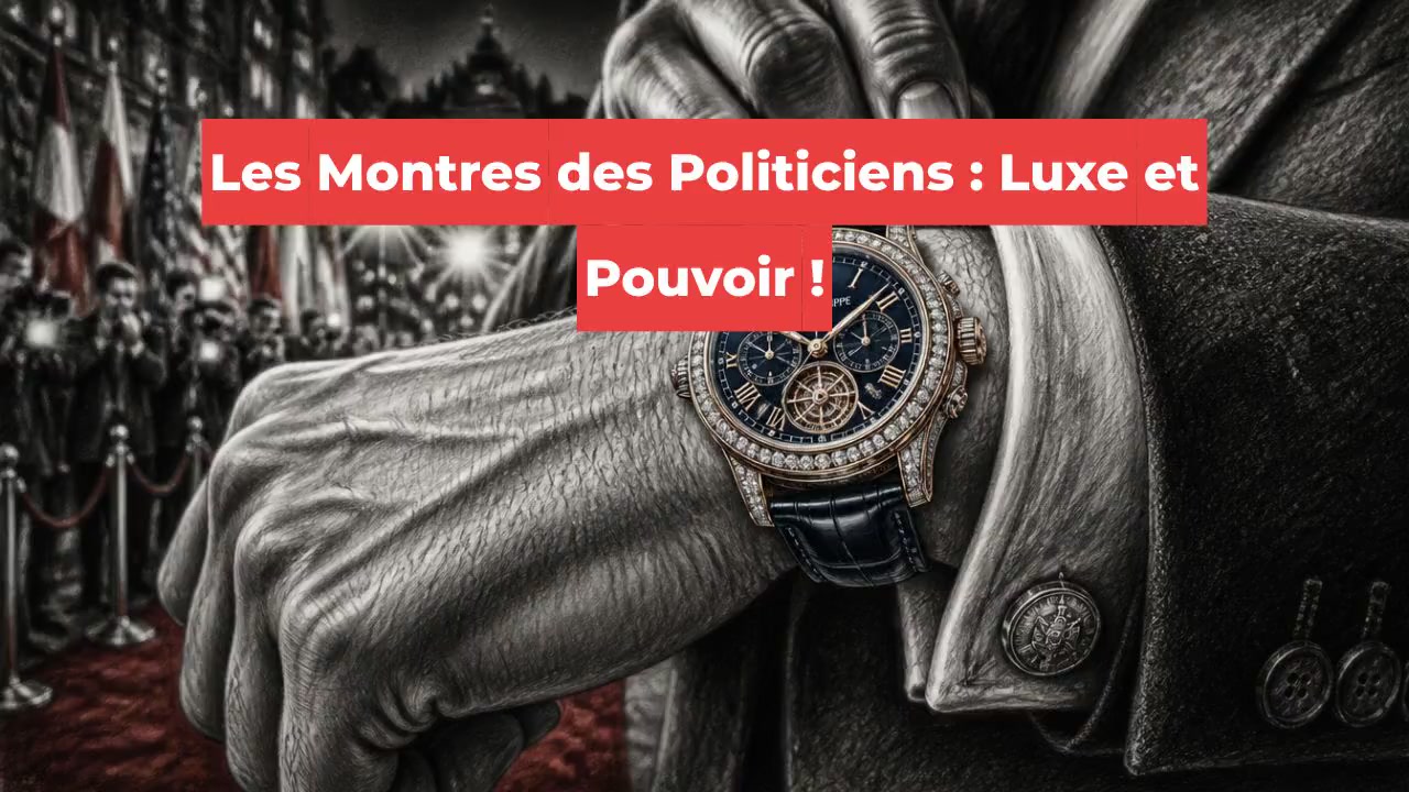 Les Montres des Politiciens : Luxe et Pouvoir !