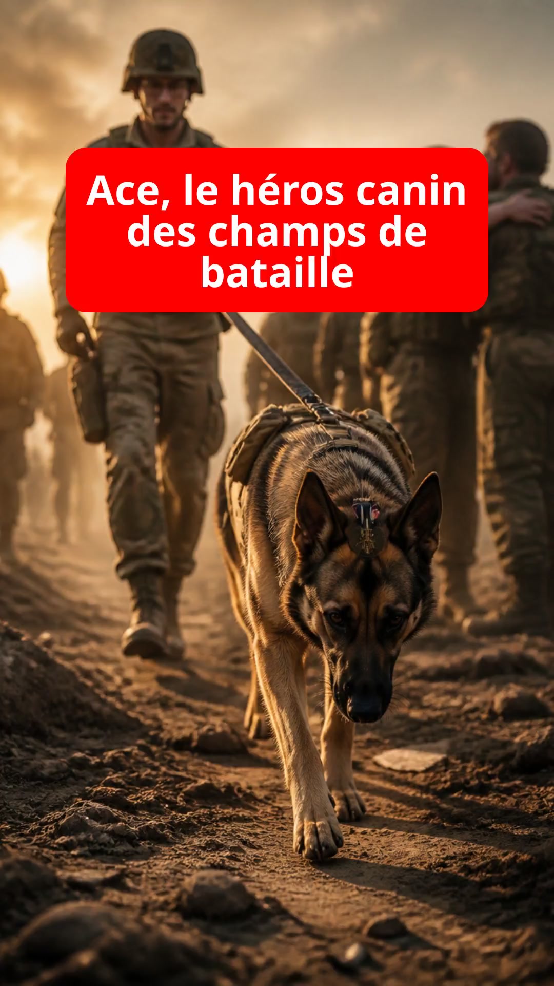 Ace, le héros canin des champs de bataille