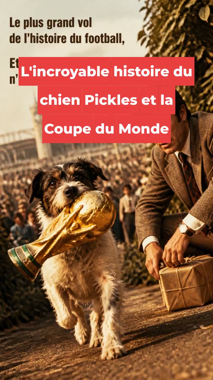 L'incroyable histoire du chien Pickles et la Coupe du Monde