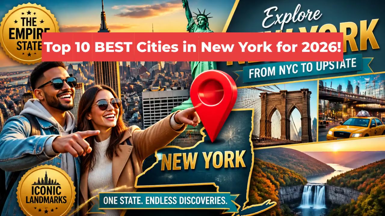 Top 10 BEST Cities in New York for 2026!