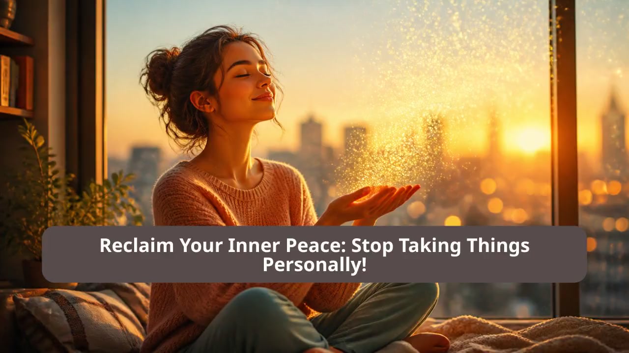 Reclaim Your Inner Peace: Stop Taking Things Personally!