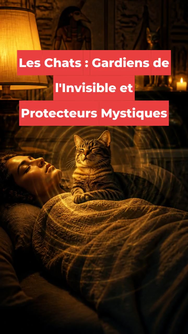 Les Chats : Gardiens de l'Invisible et Protecteurs Mystiques