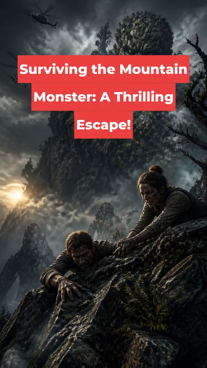 Surviving the Mountain Monster: A Thrilling Escape!