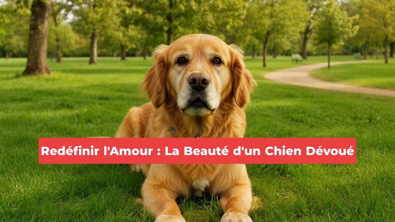 Redéfinir l'Amour : La Beauté d'un Chien Dévoué