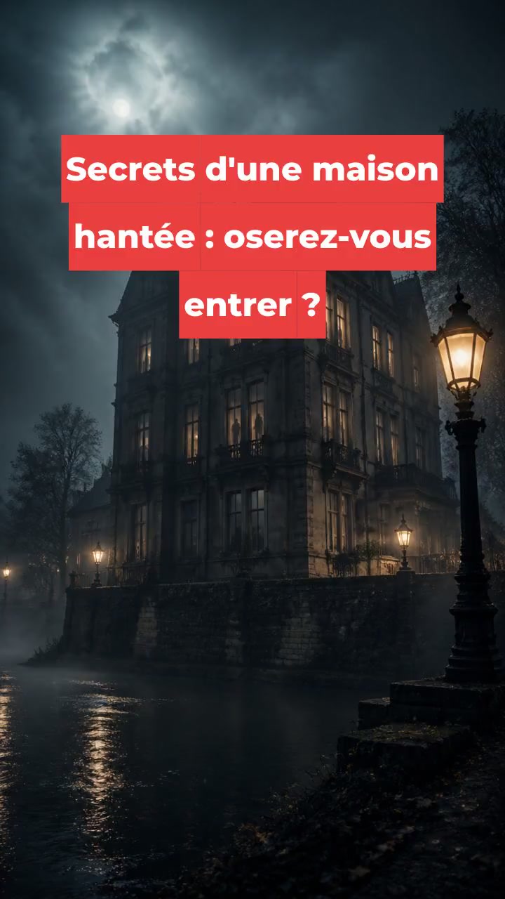 Secrets d'une maison hantée : oserez-vous entrer ?