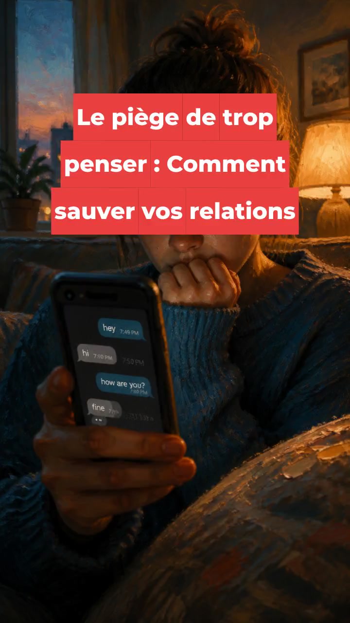 Le piège de trop penser : Comment sauver vos relations