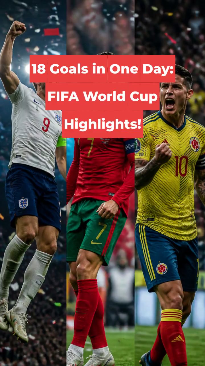 18 Goals in One Day: FIFA World Cup Highlights!