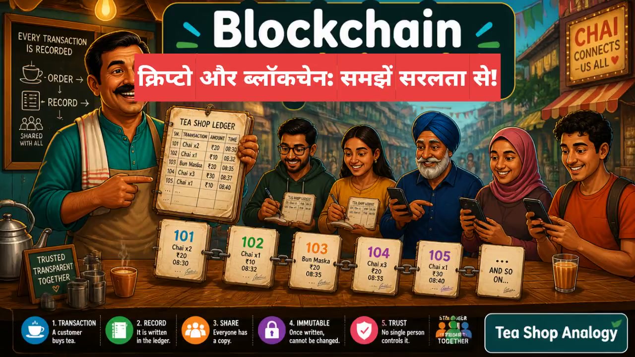 क्रिप्टो और ब्लॉकचेन: समझें सरलता 
