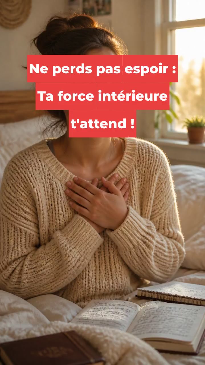 Ne perds pas espoir : Ta force intérieure t'attend !