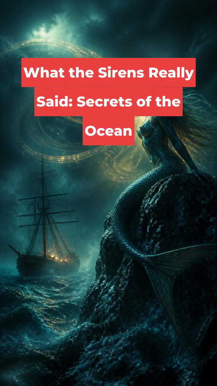 What the Sirens Really Said: Secrets of the Ocean