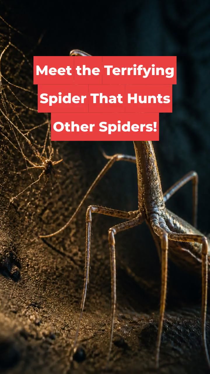 Meet the Terrifying Spider That Hunts Other Spiders!