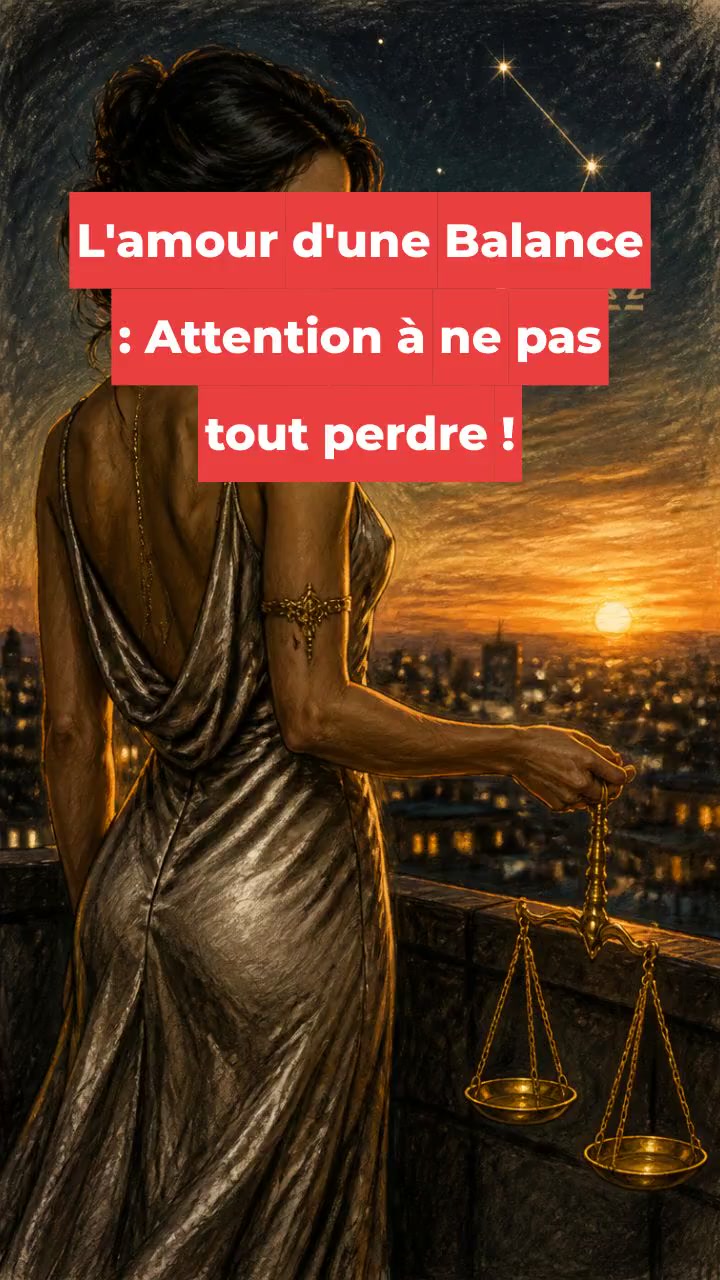 L'amour d'une Balance : Attention à ne pas tout perdre !