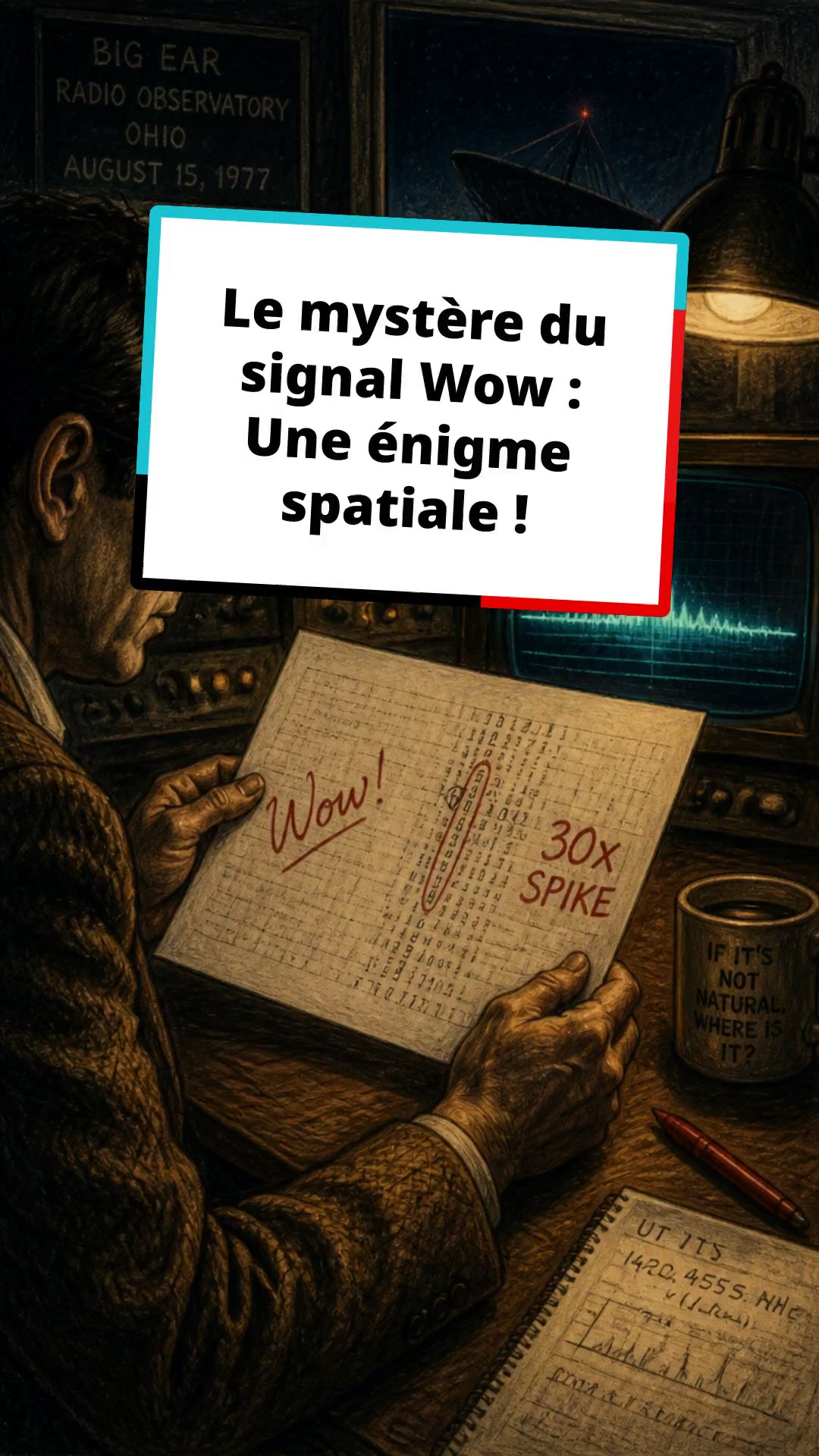 Le mystère du signal Wow : Une énigme spatiale !
