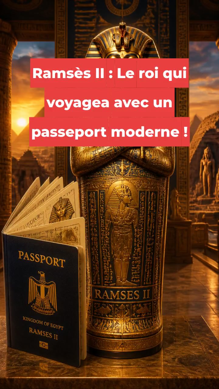Ramsès II : Le roi qui voyagea avec un passeport moderne !