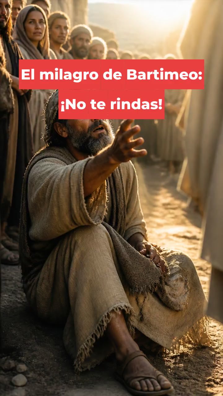 El milagro de Bartimeo: ¡No te rindas!
