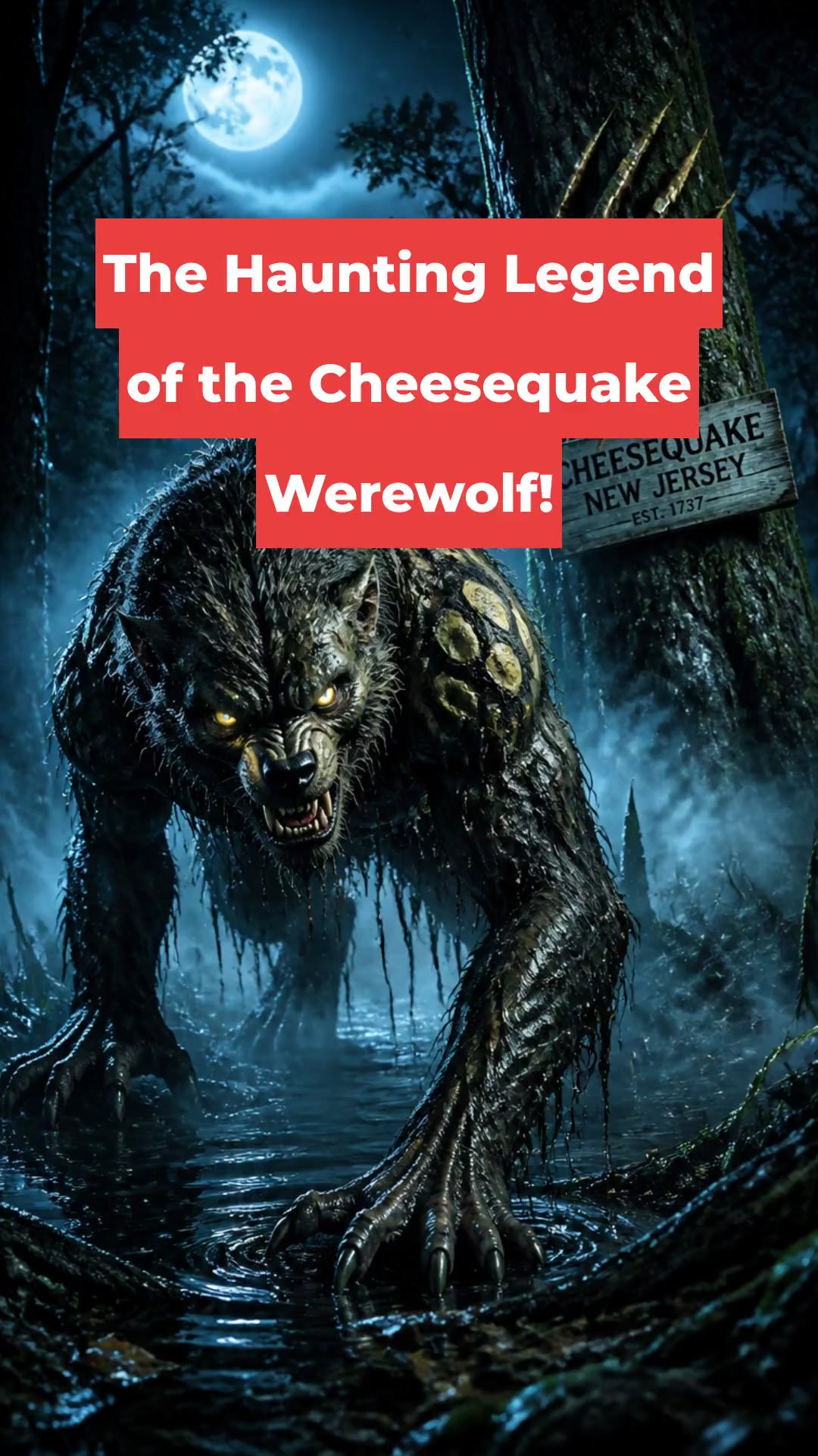 The Haunting Legend of the Cheesequake Werewolf!