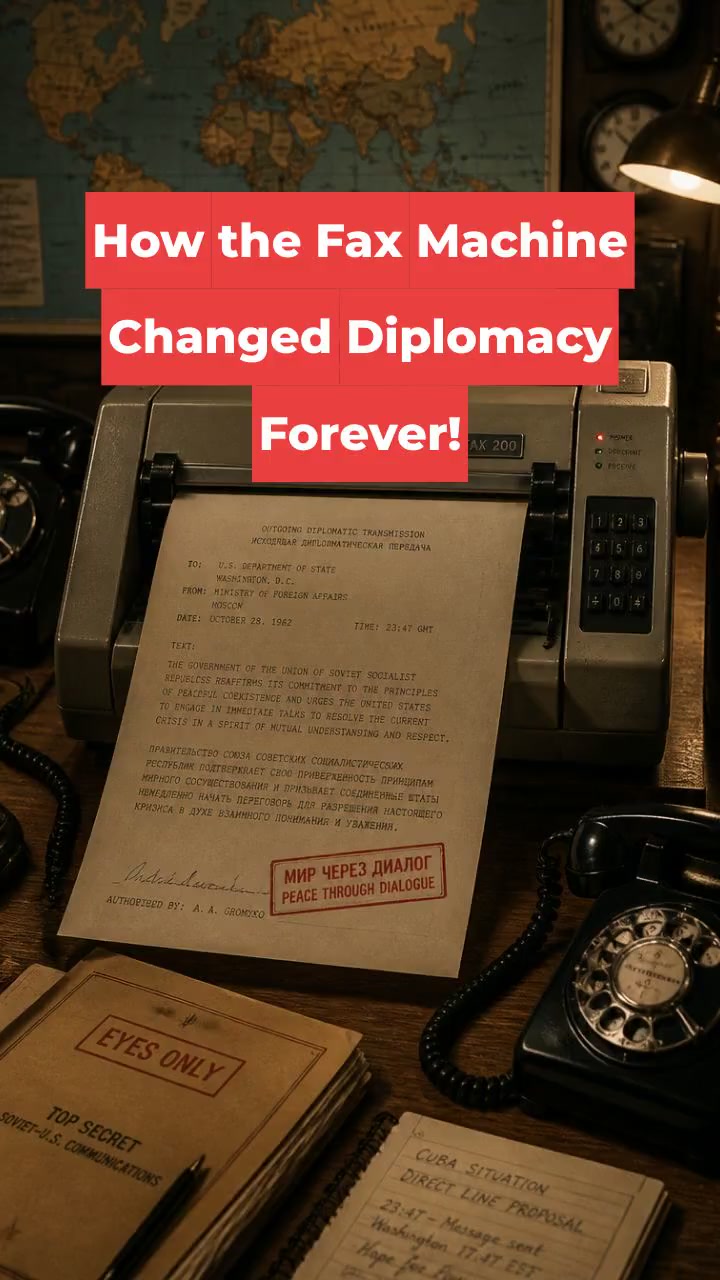 How the Fax Machine Changed Diplomacy Forever!