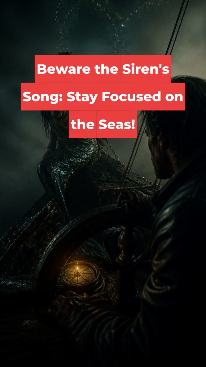Beware the Siren's Song: Stay Focused on the Seas!