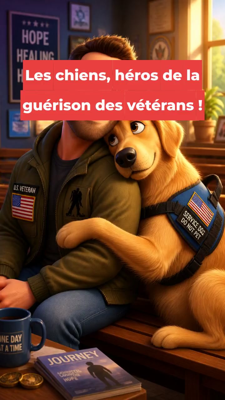 Les chiens, héros de la guérison des vétérans !