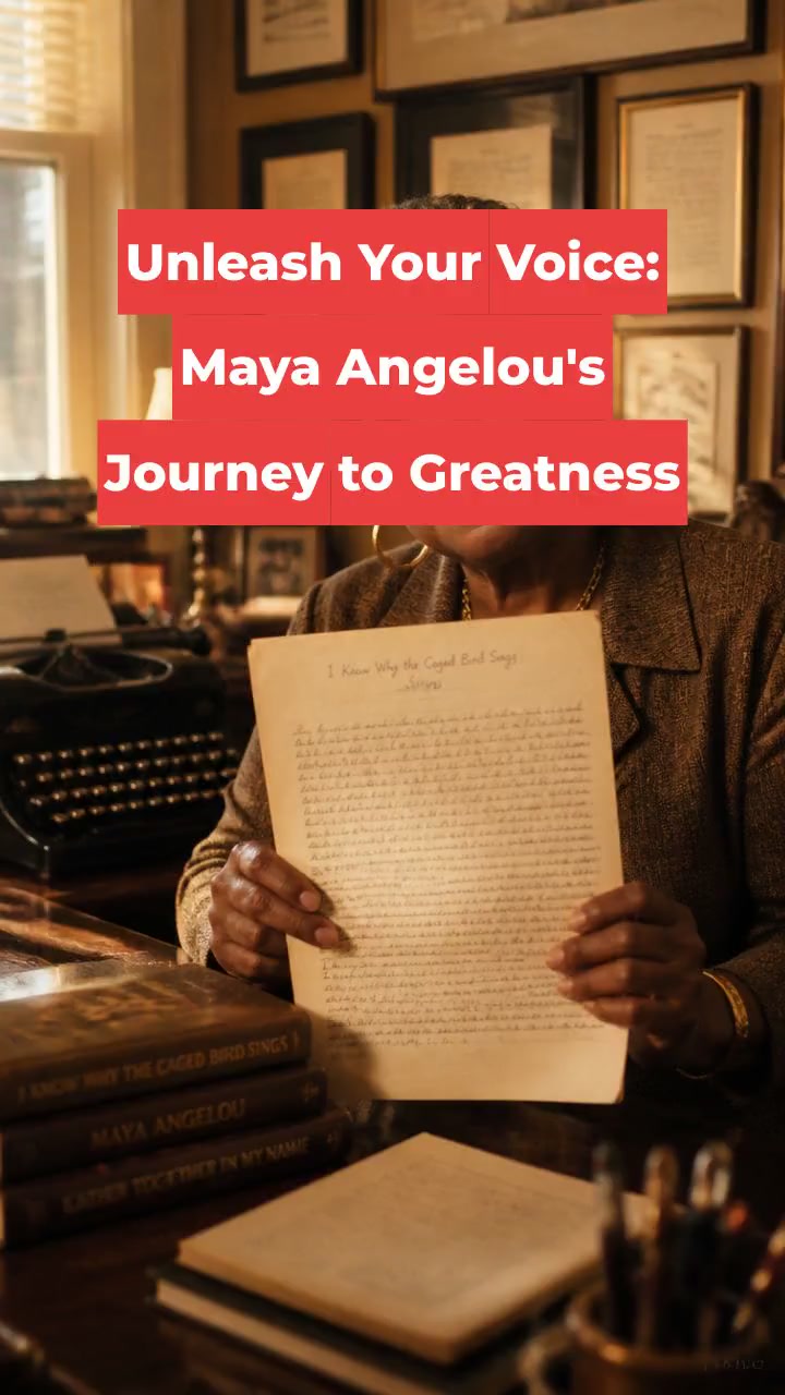 Unleash Your Voice: Maya Angelou's Journey to Greatness