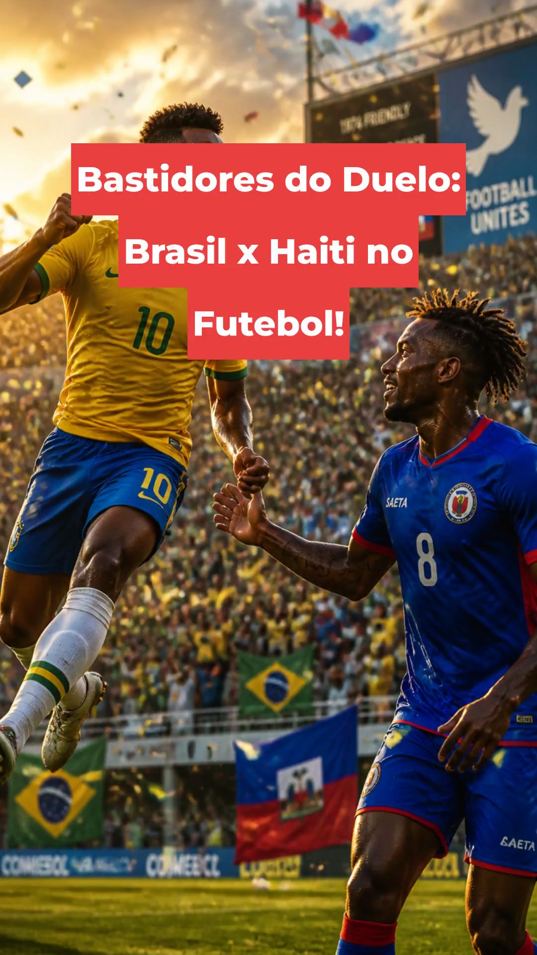Bastidores do Duelo: Brasil x Haiti no Futebol!