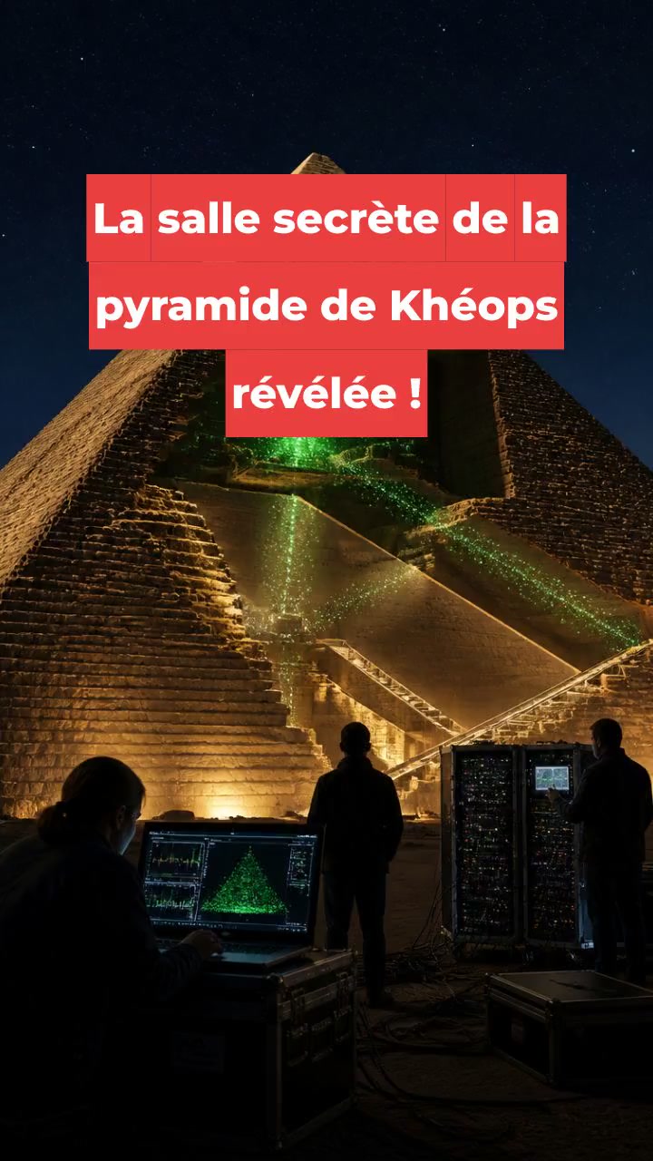 La salle secrète de la pyramide de Khéops révélée !