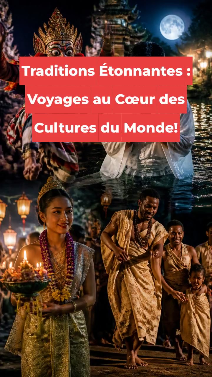 Traditions Étonnantes : Voyages au Cœur des Cultures du Monde!