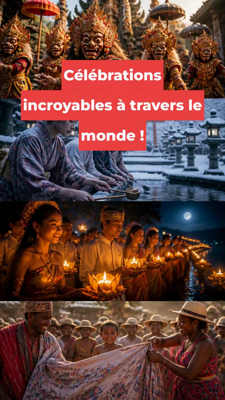 Célébrations incroyables à travers le monde !