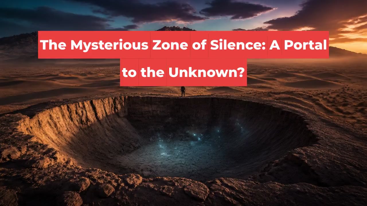 The Mysterious Zone of Silence: A Portal to the Unknown?