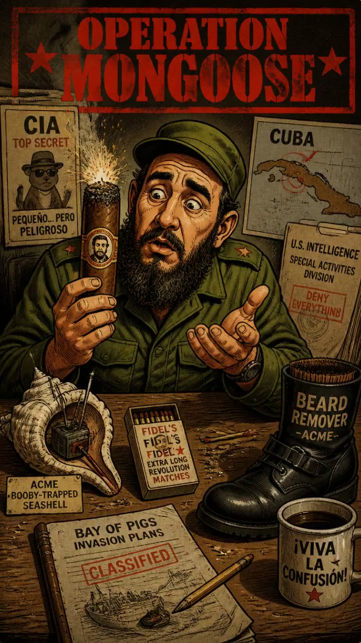 The CIA's Hilarious Failures: Operation Mongoose Uncovered!