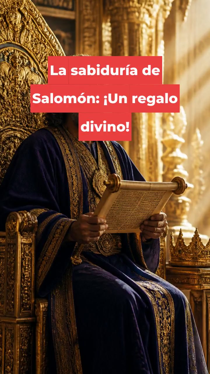 La sabiduría de Salomón: ¡Un regalo divino!