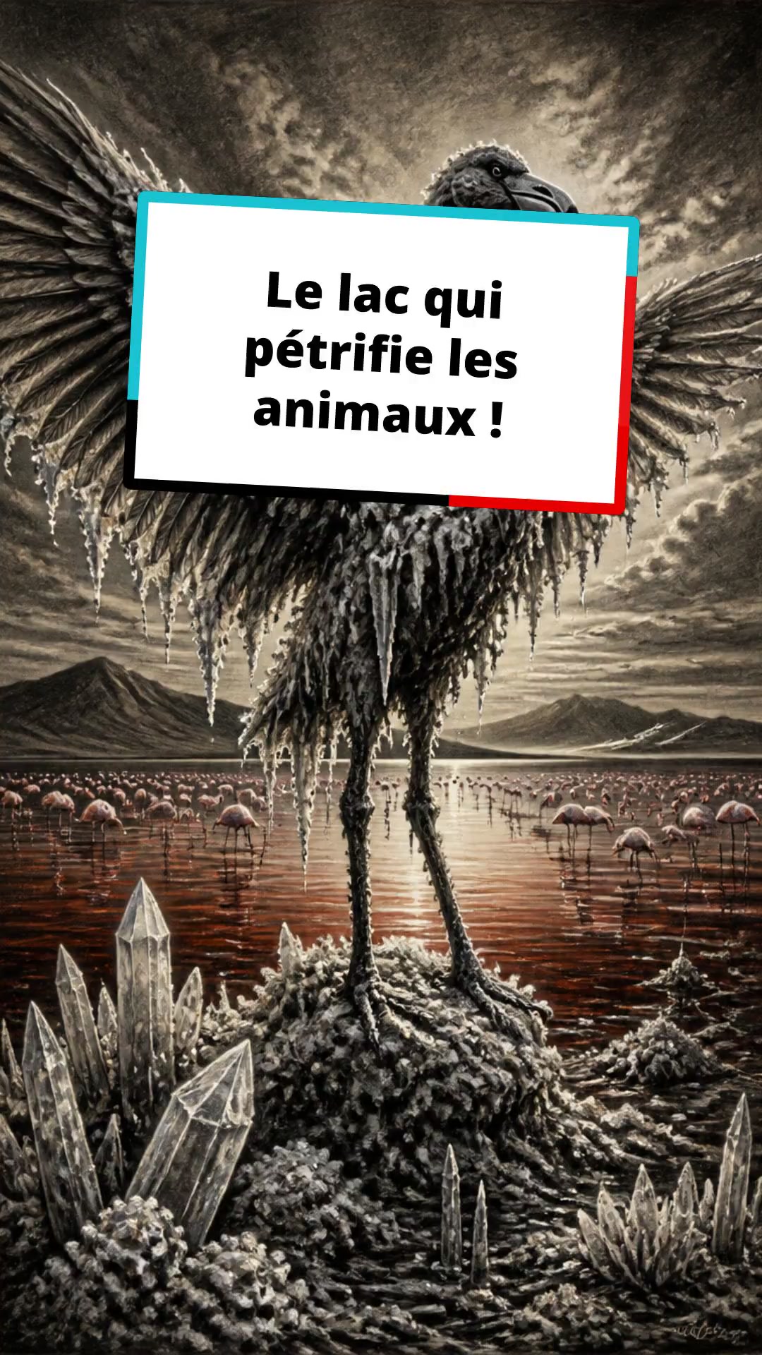 Le lac qui pétrifie les animaux !