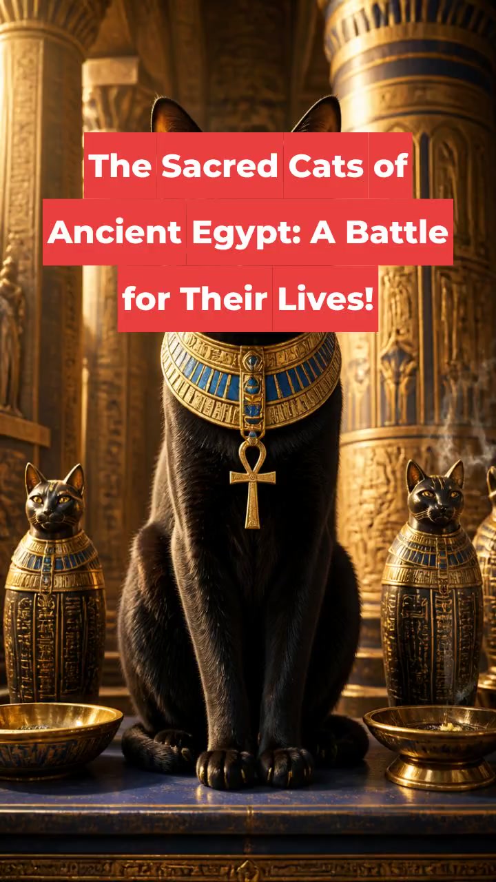 The Sacred Cats of Ancient Egypt: A Battle for Their Lives!